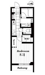 風香東新宿 ワンルームの間取図画像