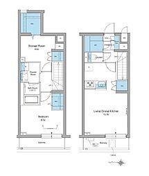 京王井の頭線 西永福駅 徒歩4分の賃貸マンション 1階1SLDKの間取り