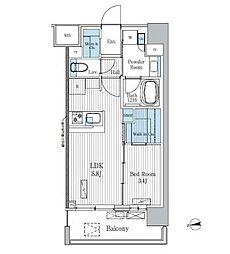間取図画像 1LDK