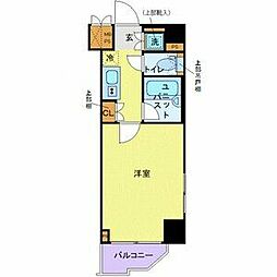 ルーブル野方参番館 1Kの間取図画像