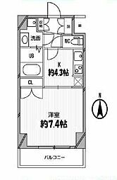 スペーシア高円寺1 1Kの間取図画像