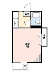 メゾンドヤマト 1Kの間取図画像