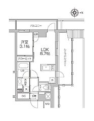 物件の間取り
