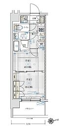 ブライズ中野哲学堂 2Kの間取図画像