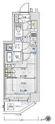 ブライズ中野哲学堂 2Kの間取図画像