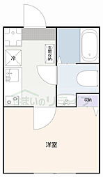 川崎市麻生区高石5丁目アパート 1Kの間取図画像