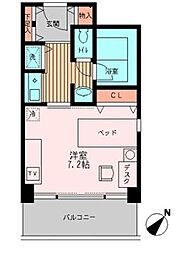 コンフォート荻窪 1Kの間取図画像