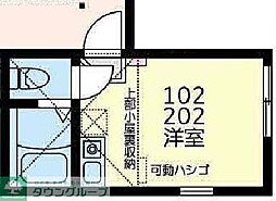 コート・ライズ神大寺 ワンルームの間取図画像