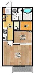 ディアW・I 1SKの間取図画像
