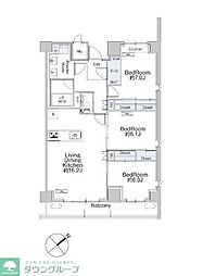 クラシアム神奈川台場 3LDKの間取図画像