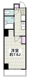 パール横浜東口壱番館 1Kの間取図画像