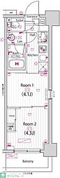 ガーラ雑色グランドステージ 2Kの間取図画像