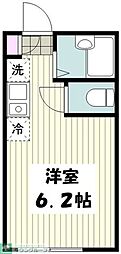 Infina菊名 ワンルームの間取図画像