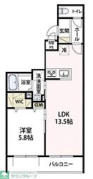 Vieuno N 1LDKの間取図画像