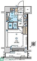 LIVCITY横濱ヒルサイドテラス 1Kの間取図画像