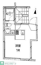 creal板橋氷川町 ワンルームの間取図画像