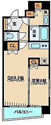 コンフォリア東池袋 1LDKの間取図画像