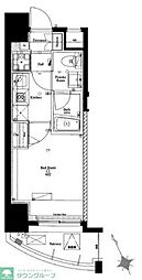 AZEST西巣鴨 1Kの間取図画像