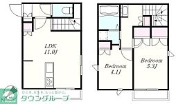 ＴＯＭＵＳＥＩ　西五反田 2階2LDKの間取り