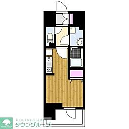 JR京浜東北・根岸線 大森駅 徒歩5分の賃貸マンション 9階1Kの間取り