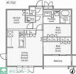 間取図画像 3LDK