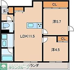 物件の間取り