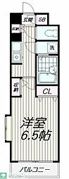 フロントリー 1Kの間取図画像