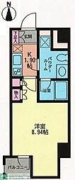 プライムアーバン学芸大学2 1Kの間取図画像