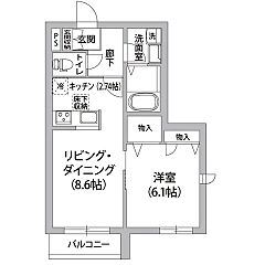 物件の間取り