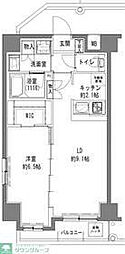 TLRRESIDENCEOTORII 1LDKの間取図画像