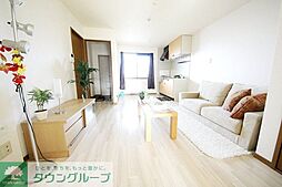 東武東上線 鶴瀬駅 徒歩25分の賃貸アパート 3階2LDKのリビング/ダイニング