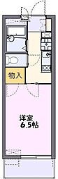レオパレスウイング北坂戸 1Kの間取図画像
