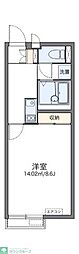 レオネクストアプリ 1Kの間取図画像