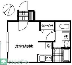 Ohana ワンルームの間取図画像