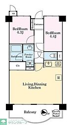 ライオンズマンション川越南古谷第3 2LDKの間取図画像
