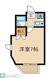 ステージ45 1Kの間取図画像