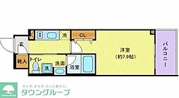ステージグランデ八王子3 1Kの間取図画像