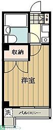 セクション7 1Kの間取図画像