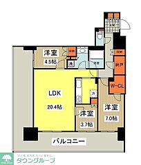 物件の間取り