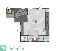 Felice ワンルームの間取図画像