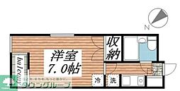 メゾン・ド・アンピール 1Kの間取図画像