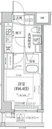 ティモーネプレミアム立川 1Kの間取図画像