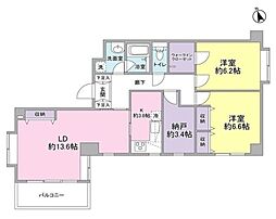 間取図画像 2SLDK