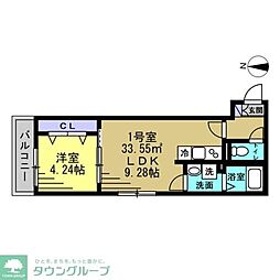 間取図画像 1LDK