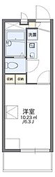 レオパレスリバティー 1Kの間取図画像