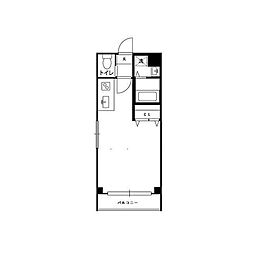 LUCRAS ワンルームの間取図画像