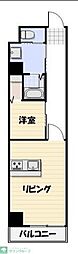 総建みどりハイム 1LDKの間取図画像