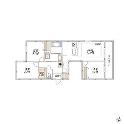 Chouette Maison 3LDKの間取図画像