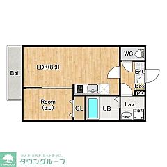 物件の間取り