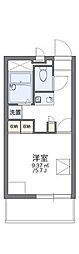 レオパレスネオ 1Kの間取図画像